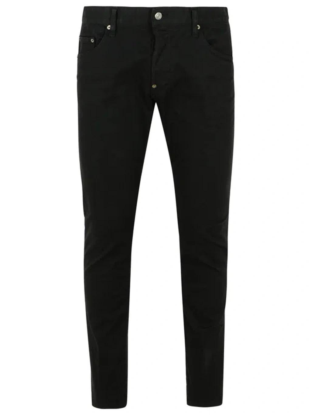 DSQUARED2 Cool Guy Mid-rise Skinny Jeans In Black Product Image