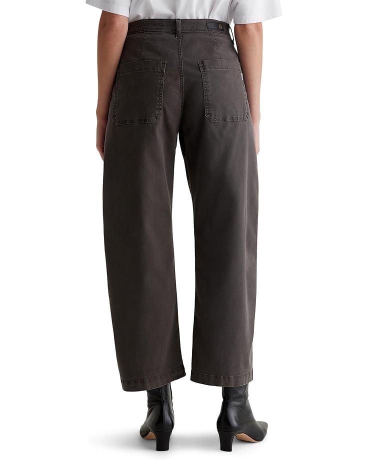 Hattie High Rise Crop Barrel in Gallery White Product Image