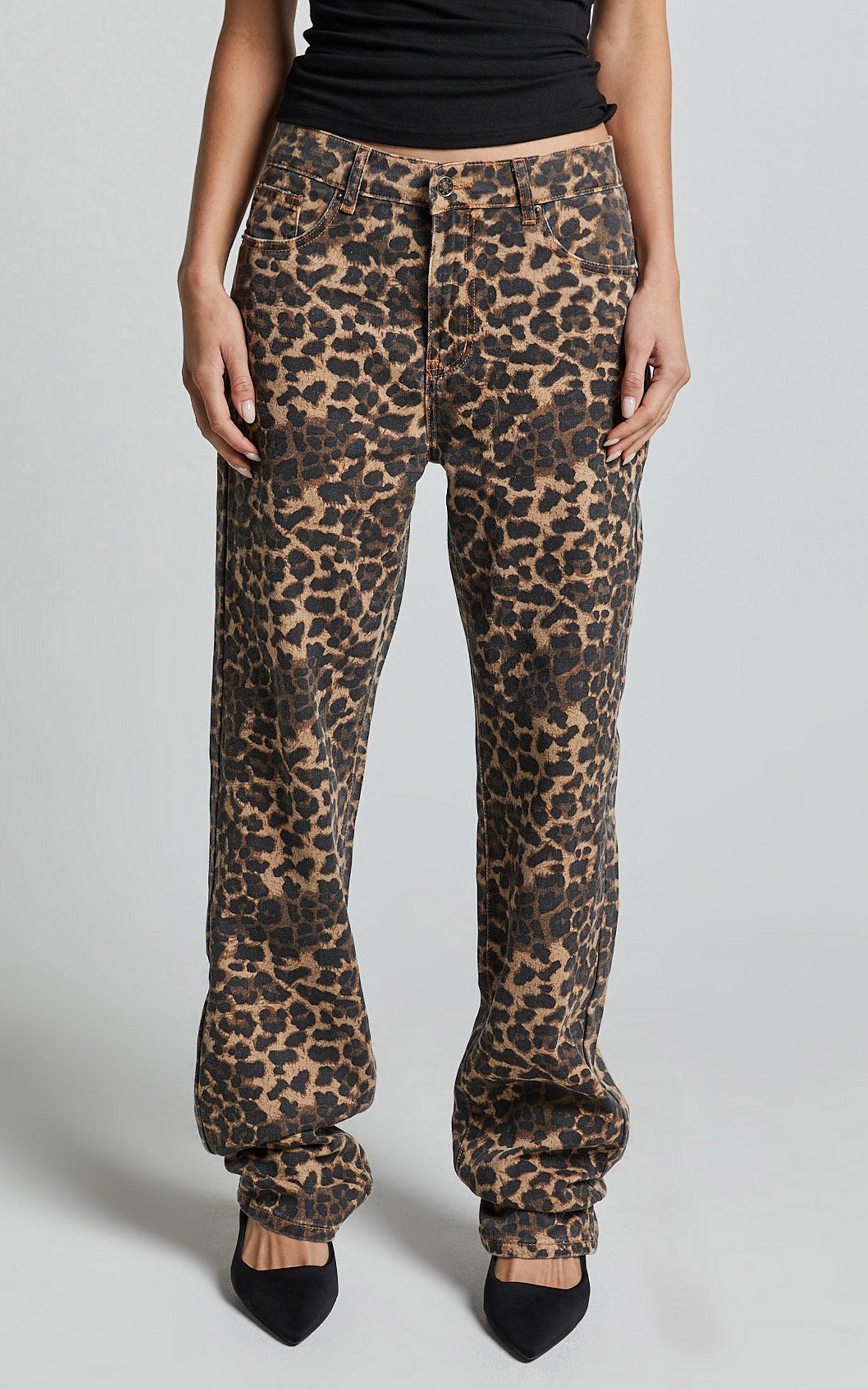 Lioness - Carmela Jeans in LEOPARD Product Image