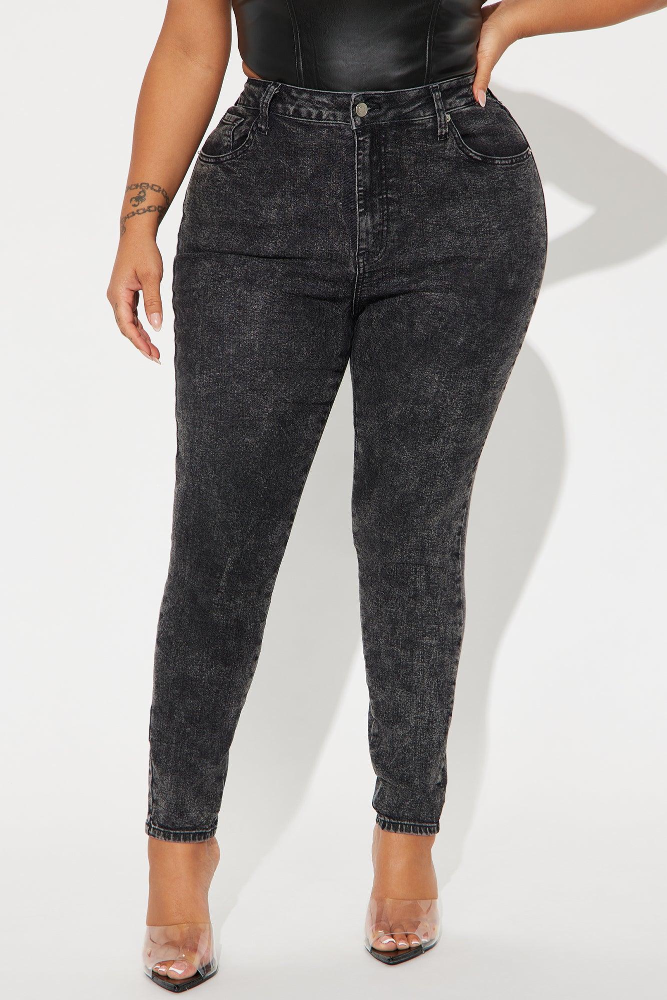 Standing On Business Skinny Jeans - Black Wash Product Image