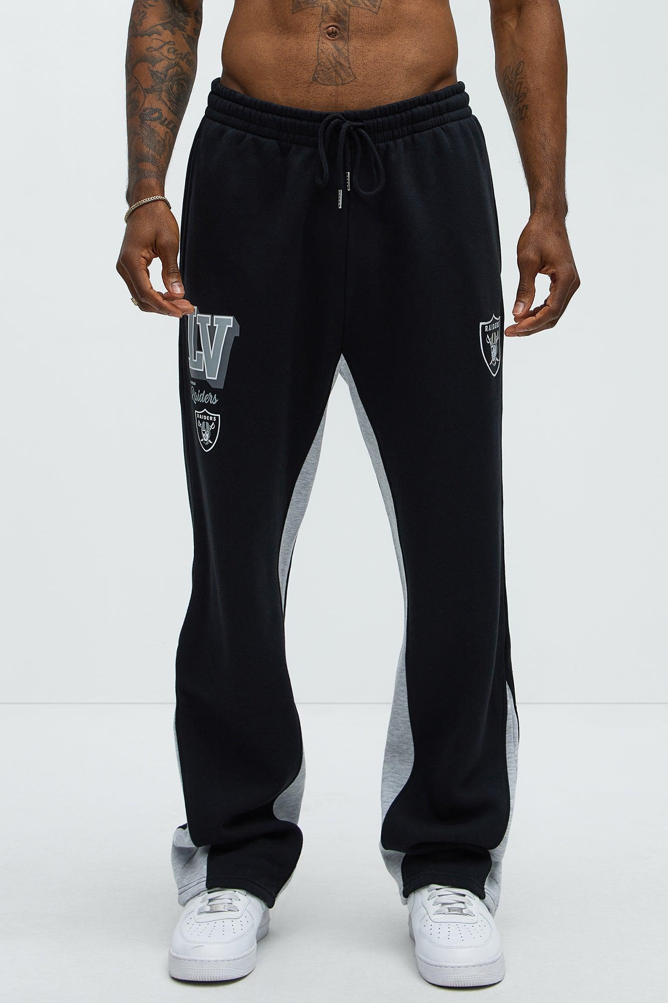 Raiders Bold Flare Sweatpants - Black Male Product Image