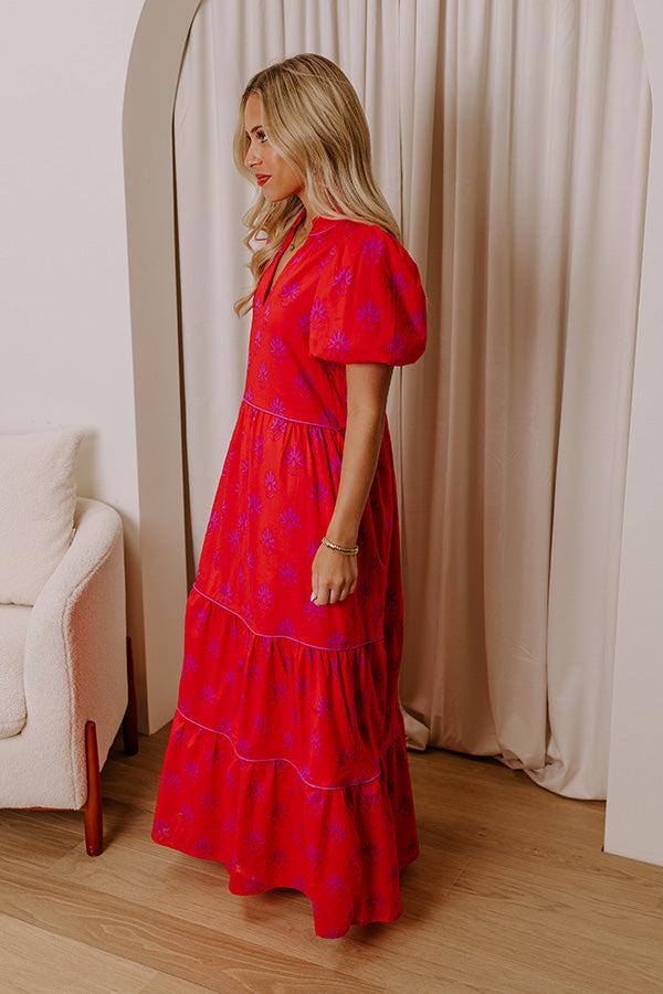 Sweetheart Moment Floral Maxi Dress Product Image