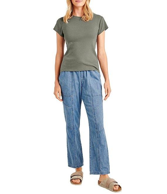 Splendid Faye Crew Neck Short Sleeve Tee Product Image