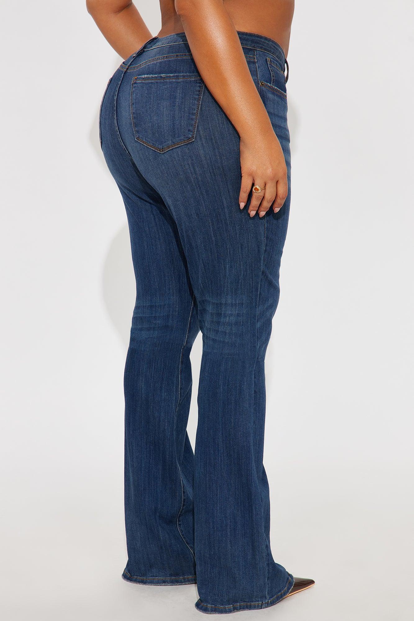 Tall Out Of My Way Low Rise Bootcut Jean - Dark Wash Female Product Image