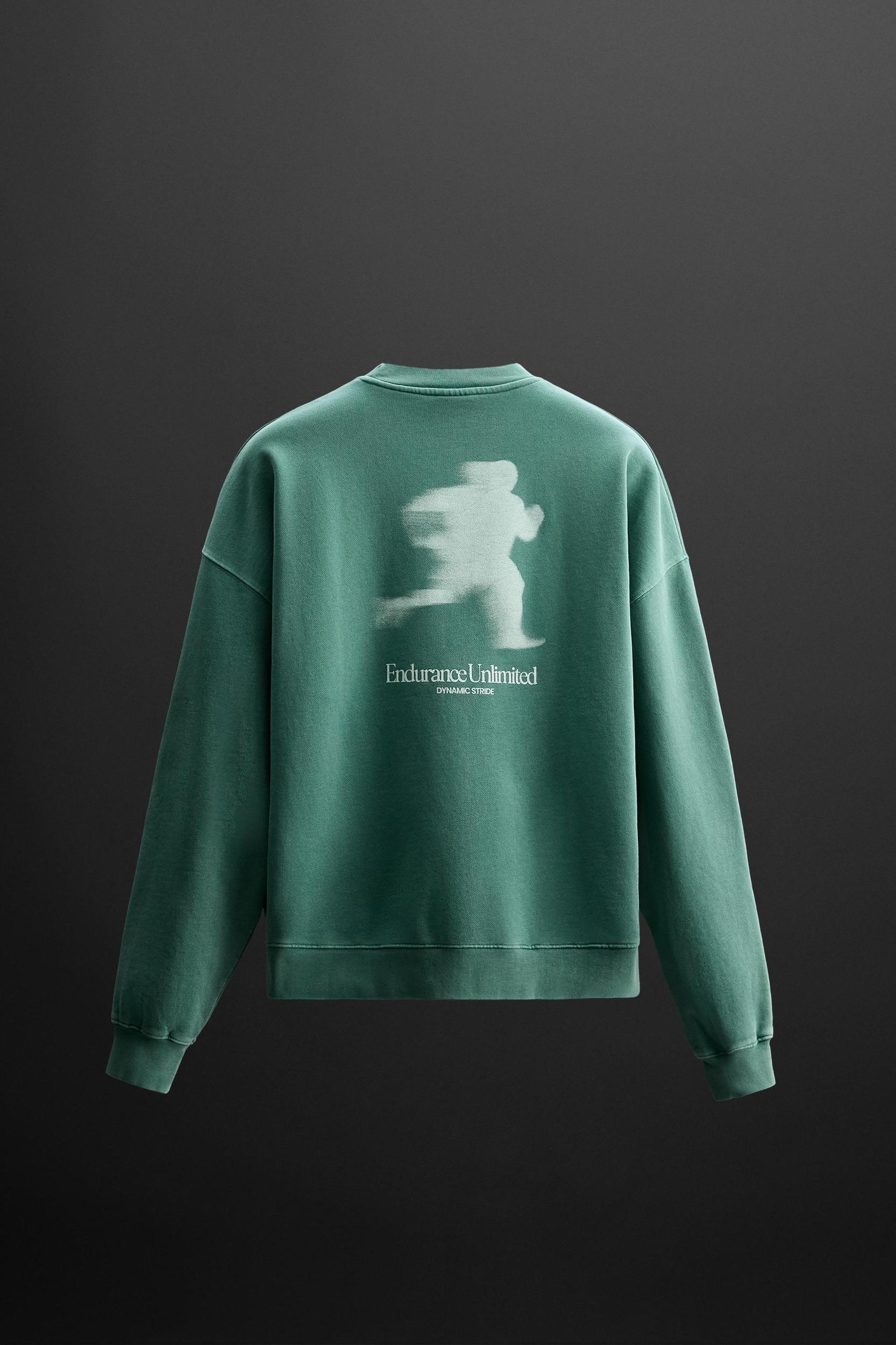 PRINTED CREW NECK SWEATSHIRT Product Image