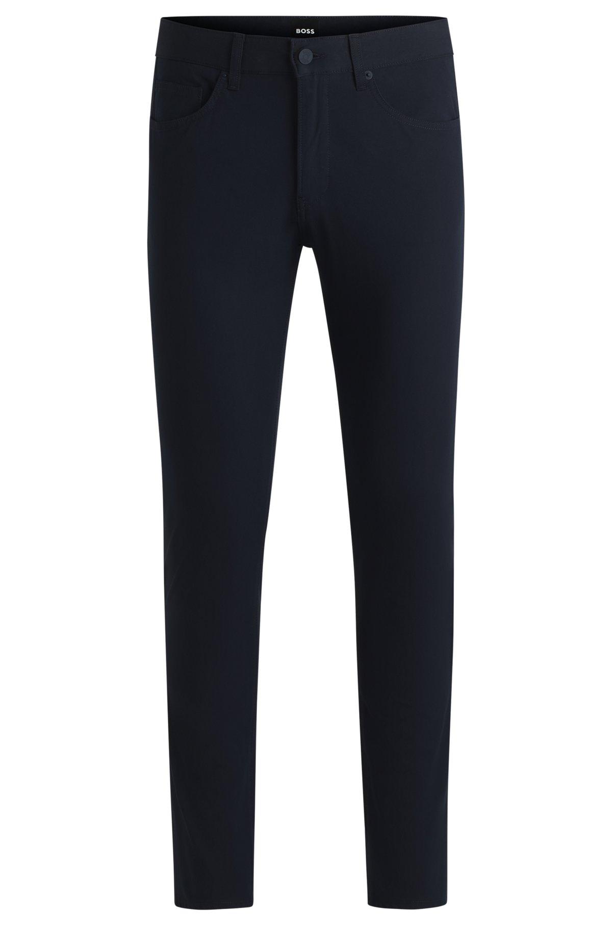 Delaware slim-fit trousers in performance-stretch fabric Product Image