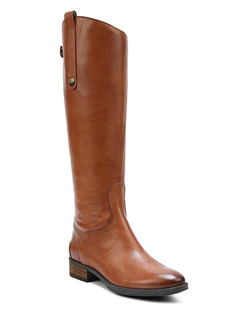 Sam Edelman Womens Penny Round Toe Leather Low-Heel Riding Boots Product Image