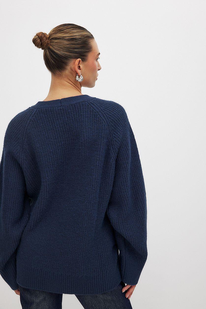 Oversized Knitted Cardigan Product Image
