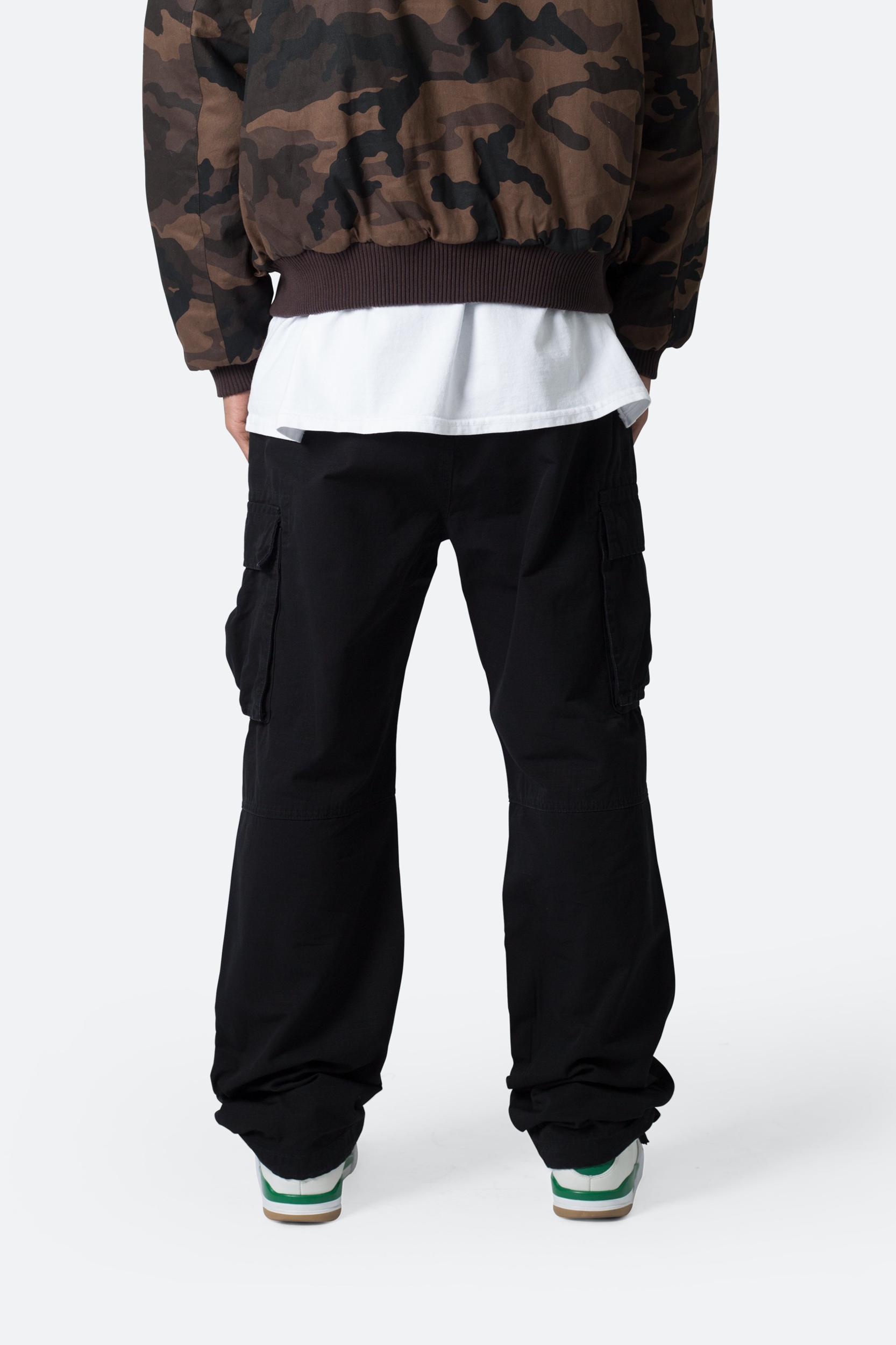 Ultra Baggy Vintage Cargo Pants - Black Product Image