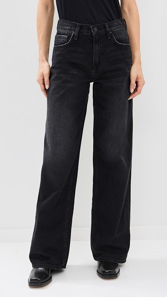 MOTHER The Spinner Zip Sneak Jeans | Shopbop Product Image