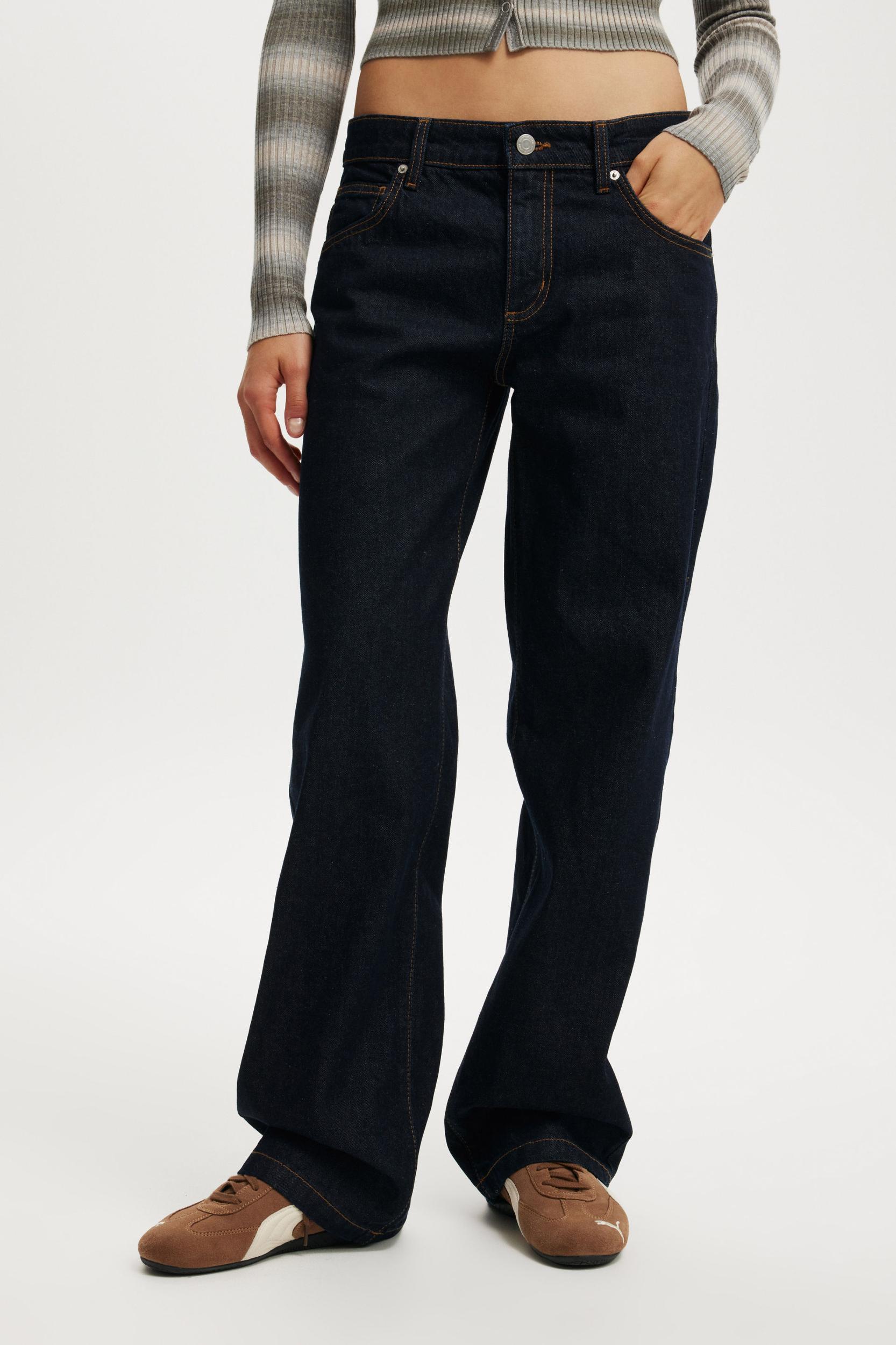 Low Rise Straight Jean Product Image