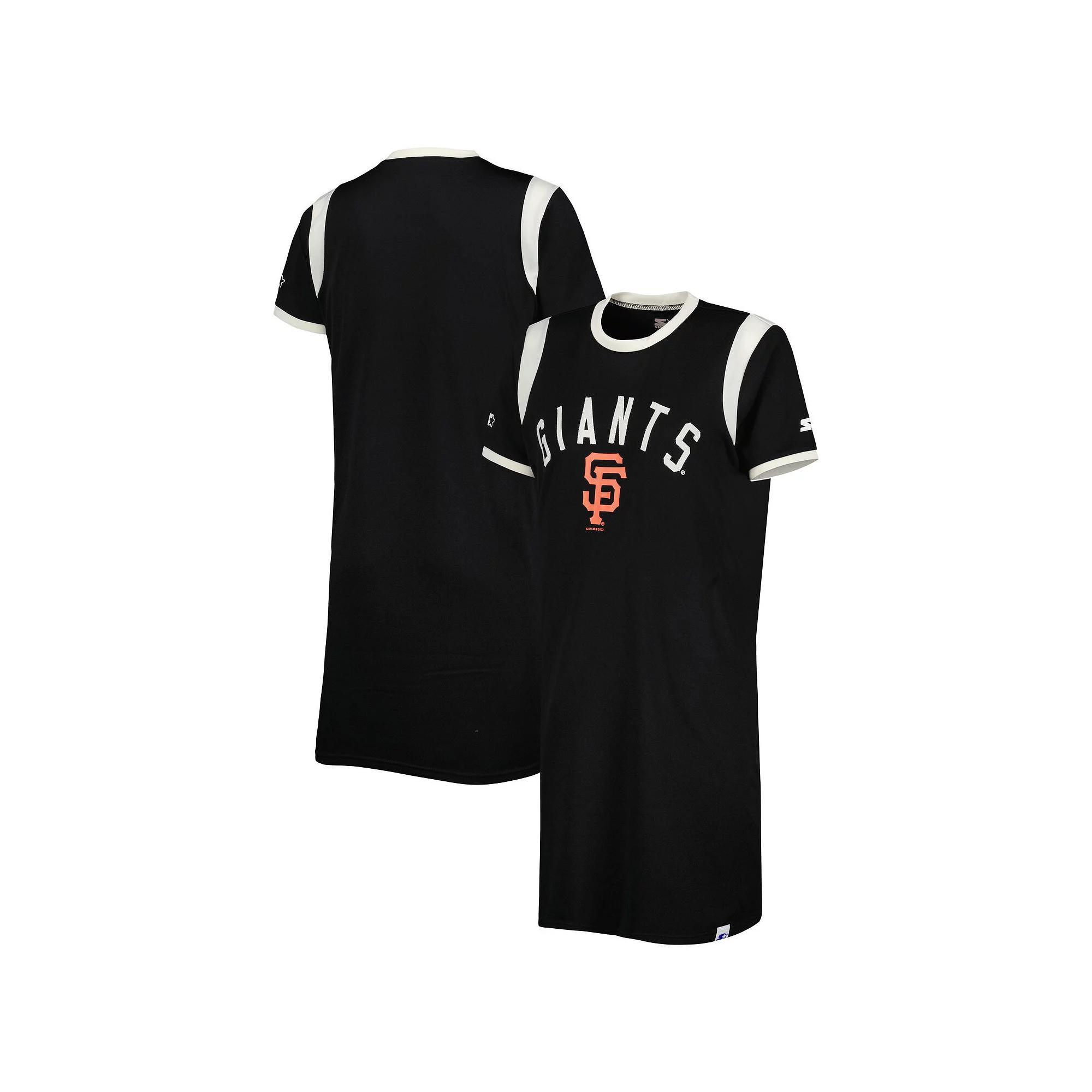 Women's Starter Black San Francisco Giants Playoff Sneaker Dress, Size: Medium Product Image