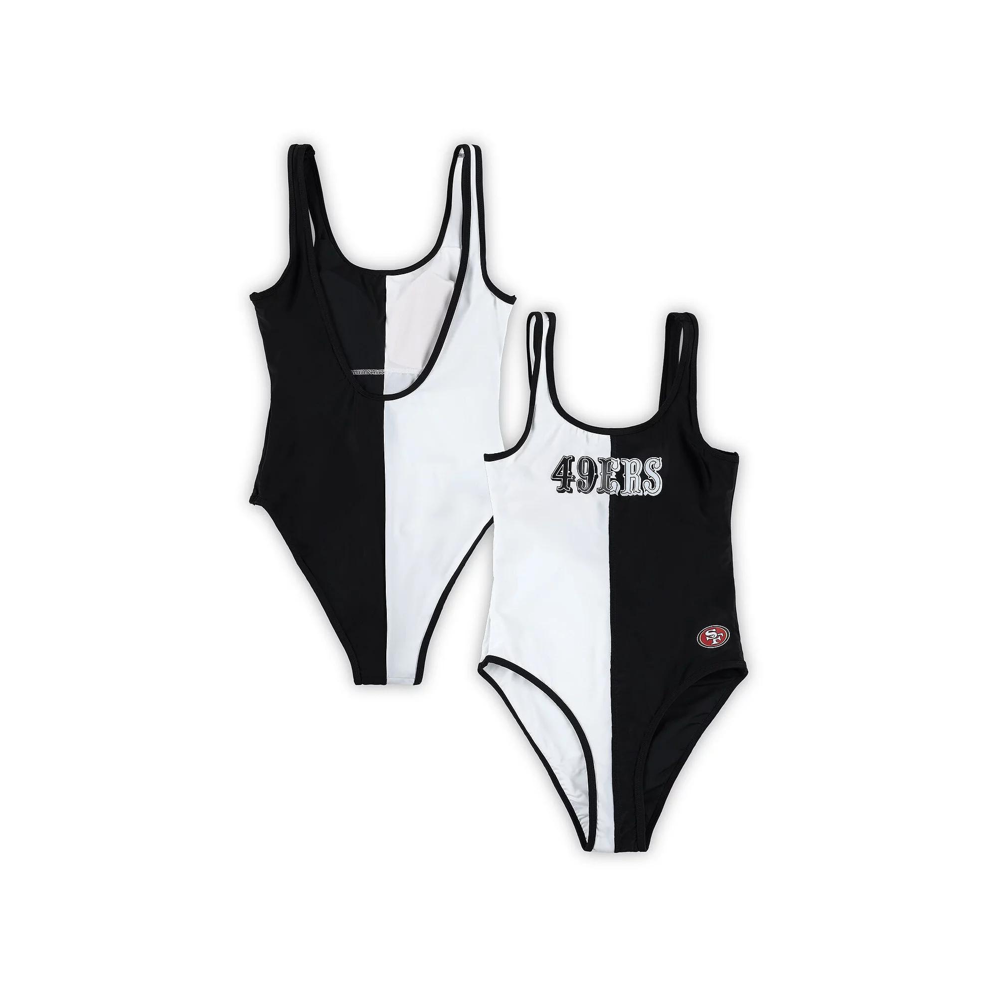 Women's G-III 4Her by Carl Banks Black San Francisco 49ers Last Stand One-Piece Swimsuit, Size: 2XL Product Image