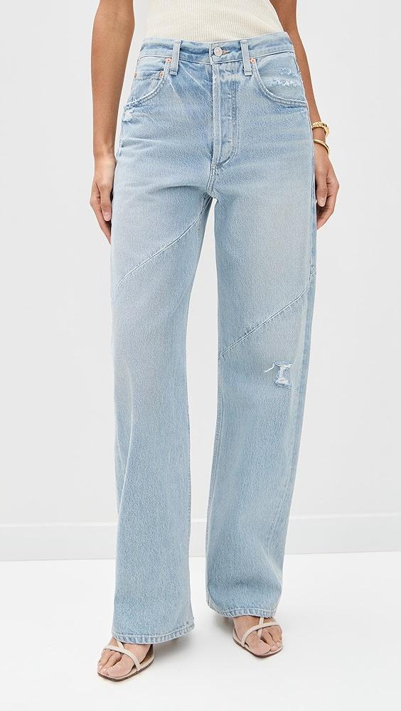 Citizens of Humanity Ayla Swirl Baggy Cuffed Jeans | Shopbop Product Image
