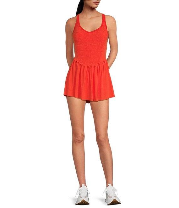 Free People FP Movement Smockin Hot Scoop Neck Sleeveless Dress Product Image