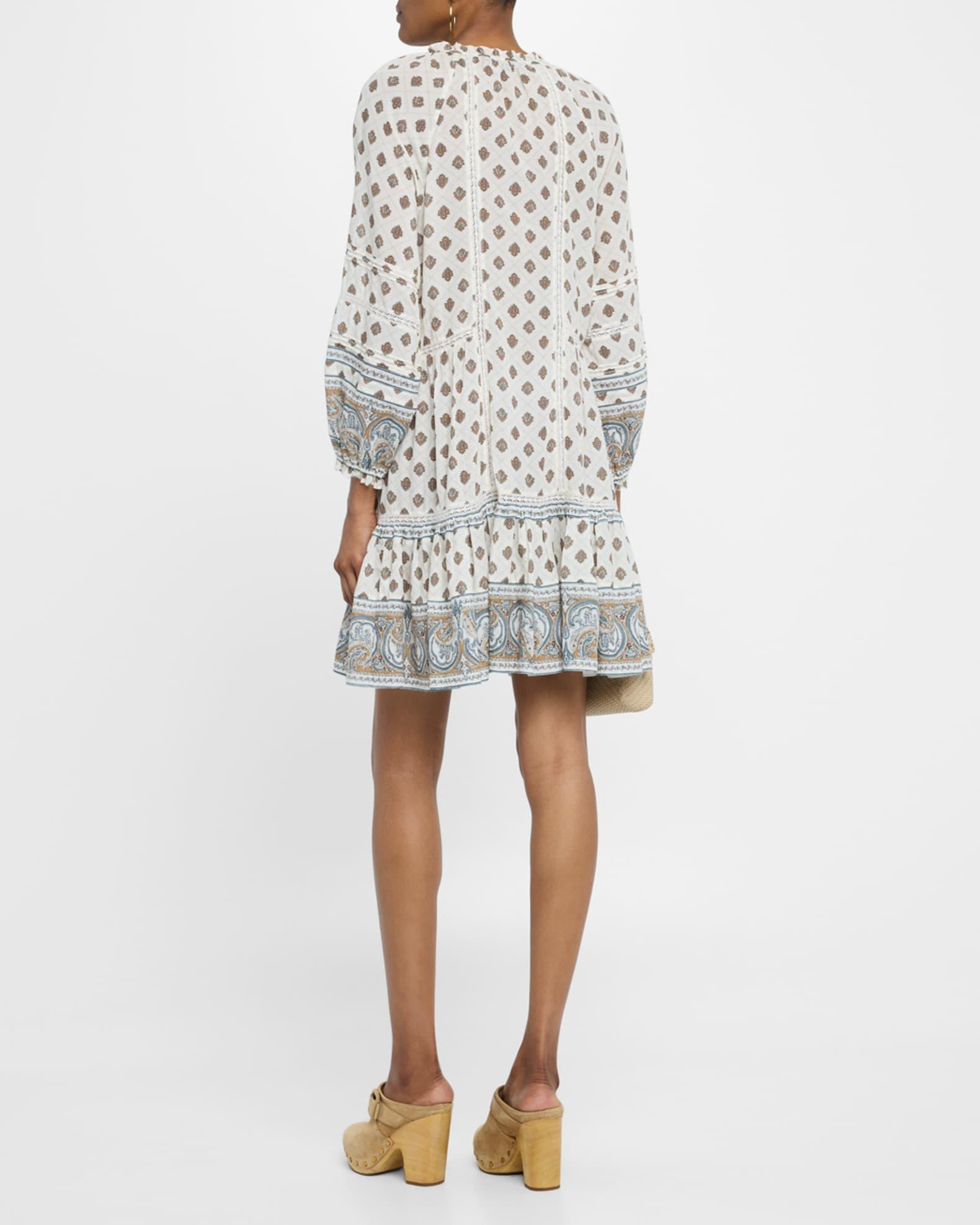 Belissa Long-Sleeve Mini Dress Product Image