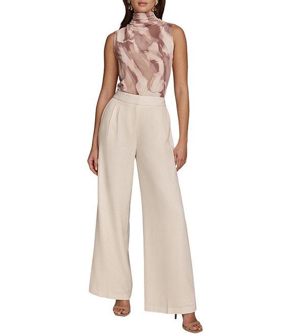 Donna Karan High-Rise Wide Leg Pant Product Image