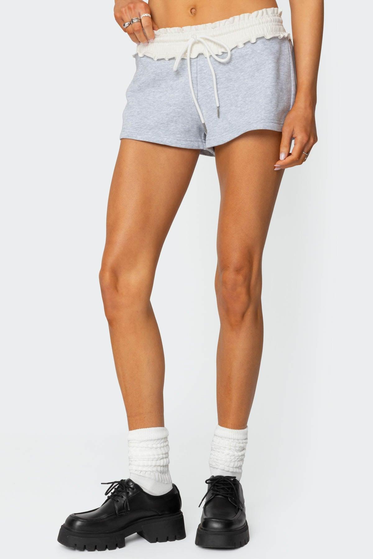 Isolde Scrunch Waist Sweat Shorts Product Image