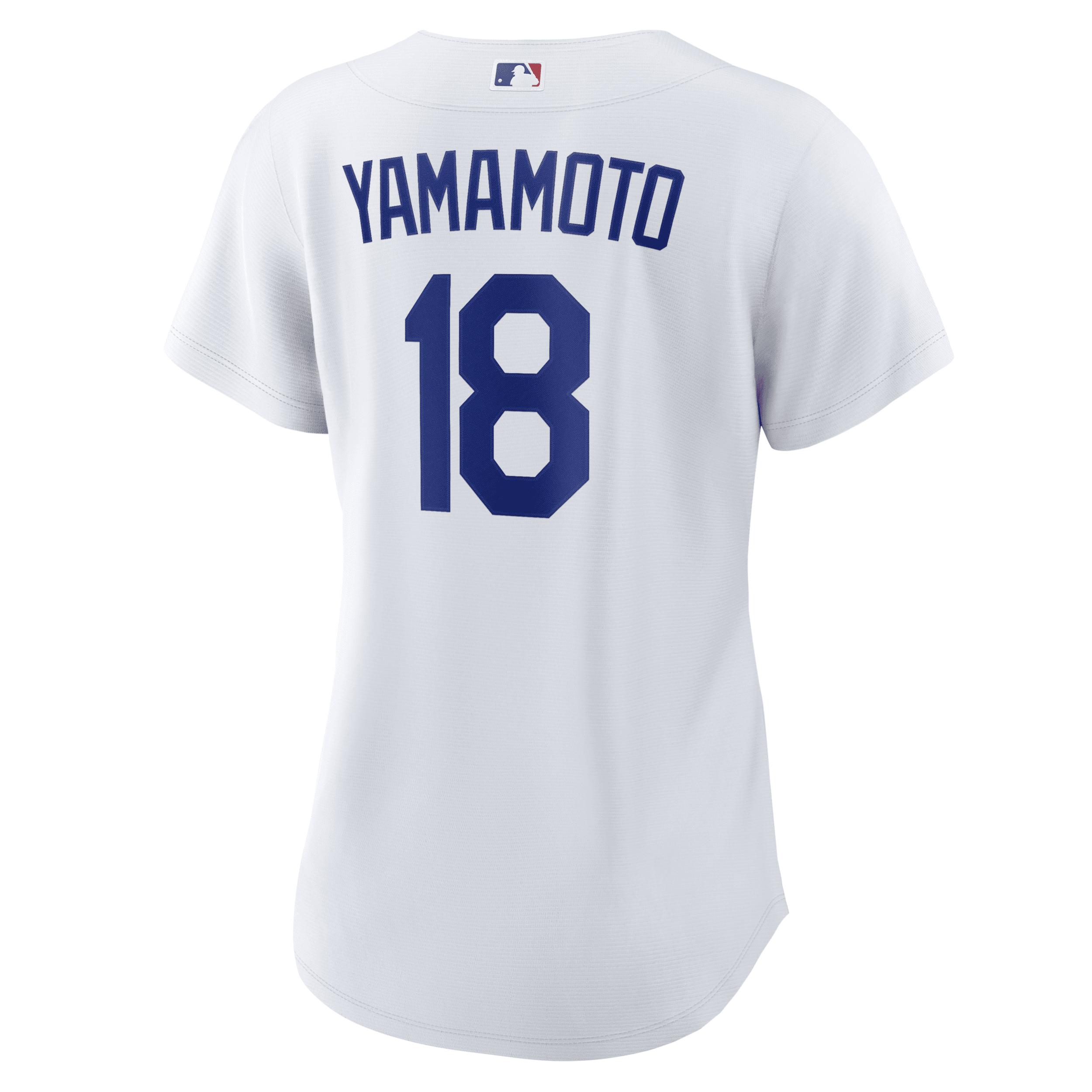 Yoshinobu Yamamoto Los Angeles Dodgers Nike Womens MLB Replica Jersey | T773LDWHLD7-S19 Product Image