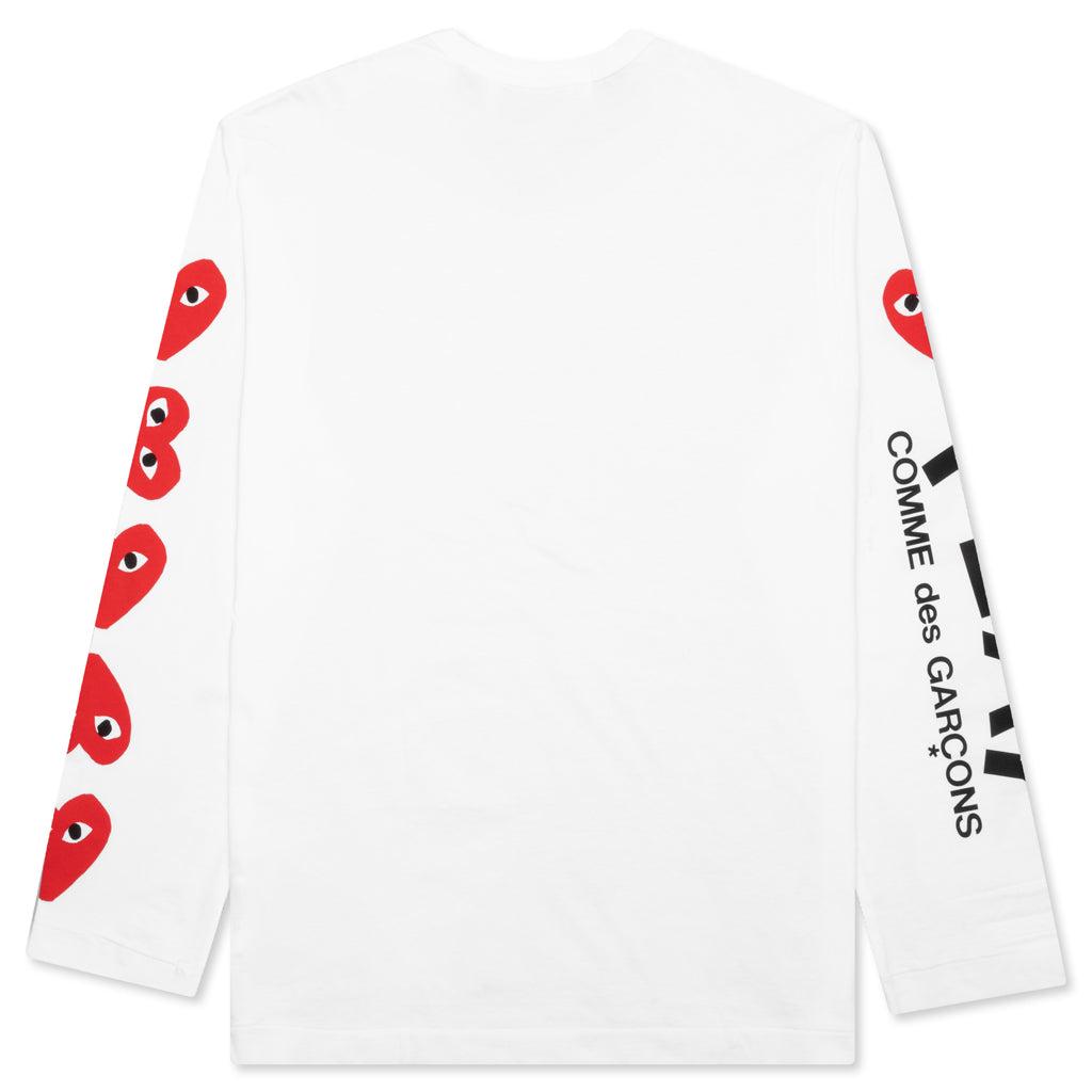 Multi Heart L/S - White Male Product Image