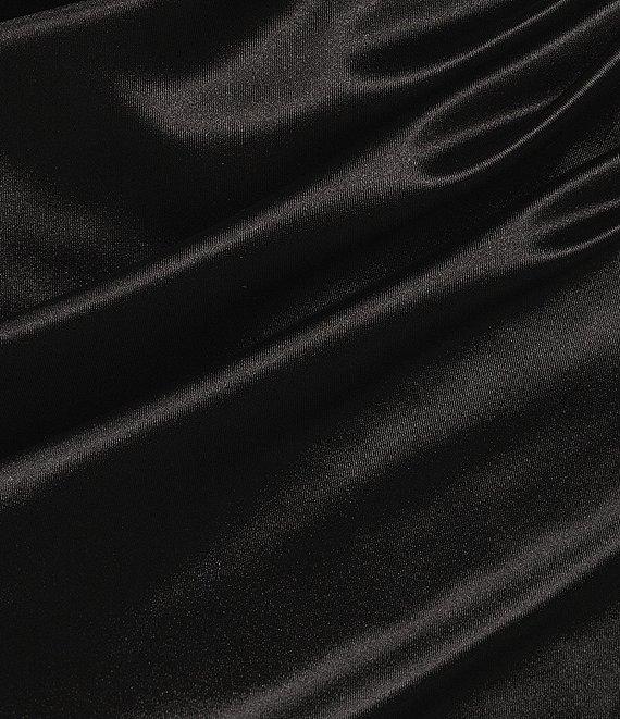 B. Darlin Sweetheart Neck Corseted Bodice Front Slit Dress Product Image