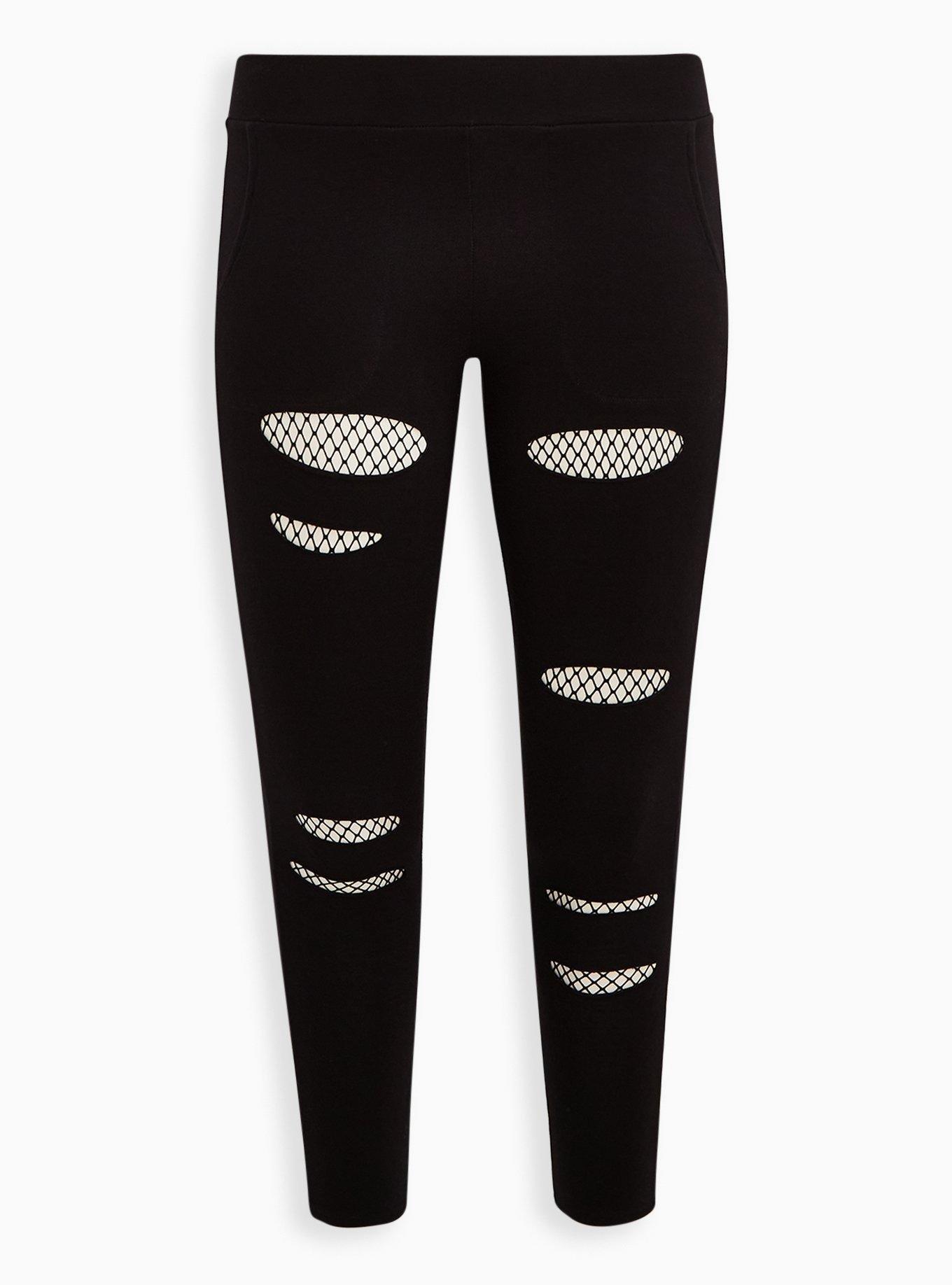 Full-Length Mesh Slit Pocket Legging Product Image