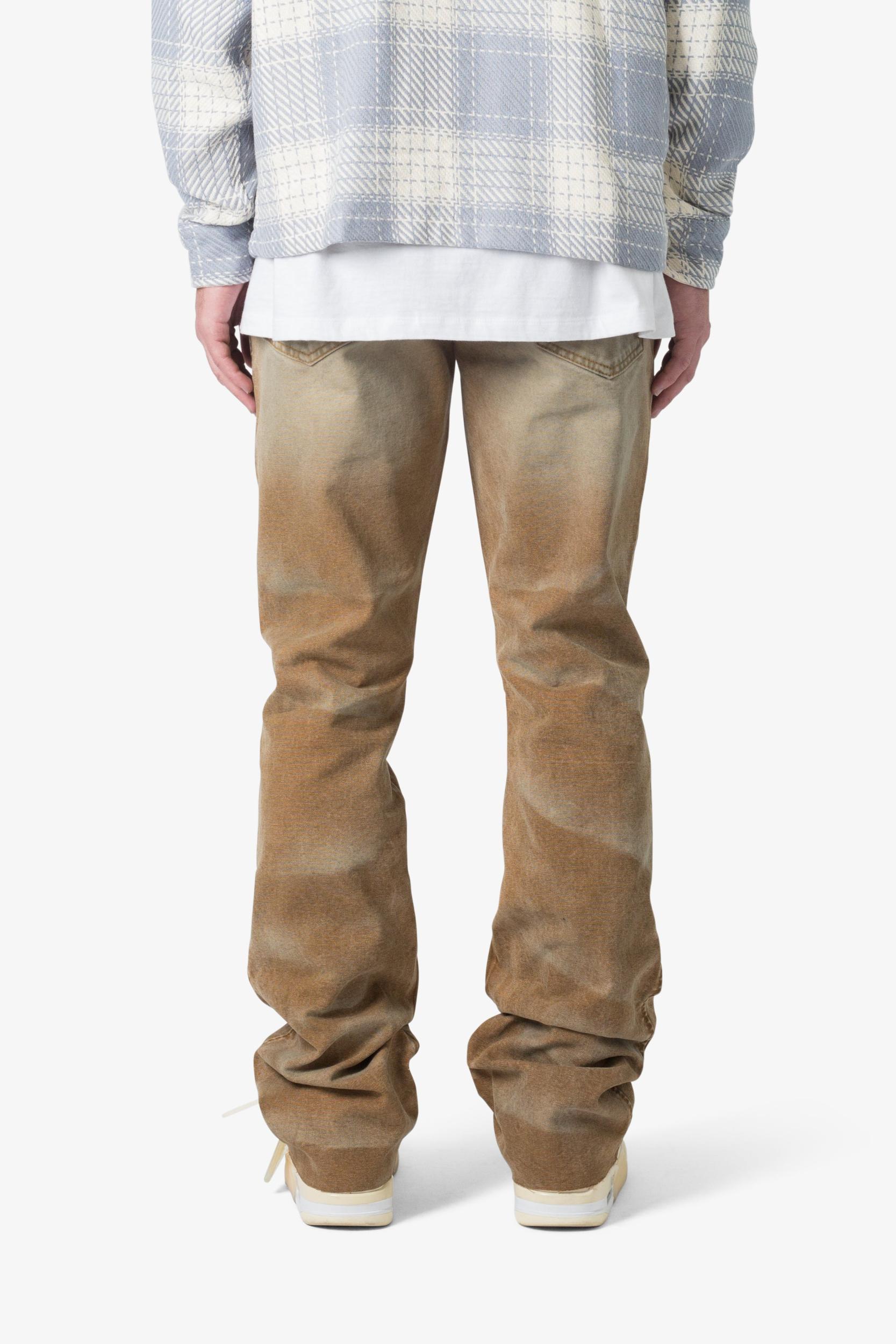 B643 Flare Burnt Denim - Black/Brown Product Image