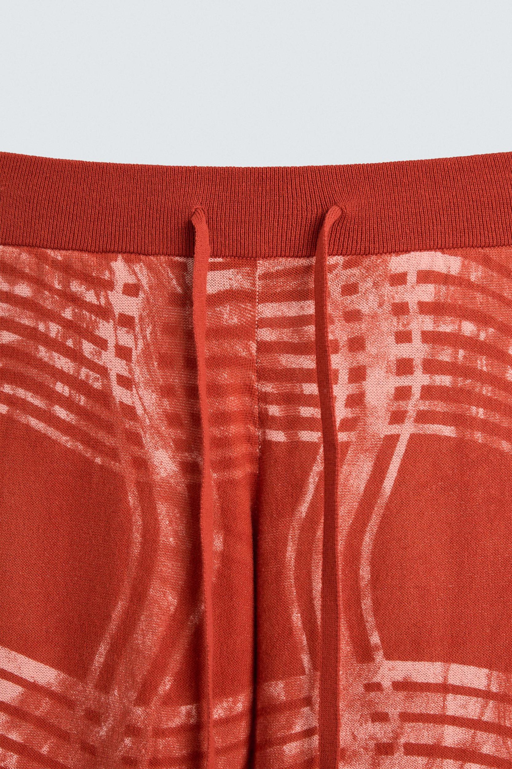GRAPHIC PRINT KNIT PANTS © OTIS KWAME KYE QUAICOE Product Image