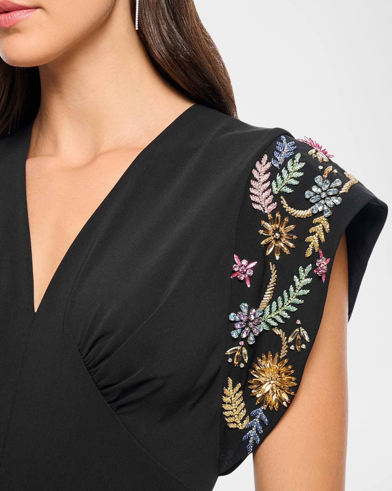 Matassa Floral Embellished Empire Gown  Product Image