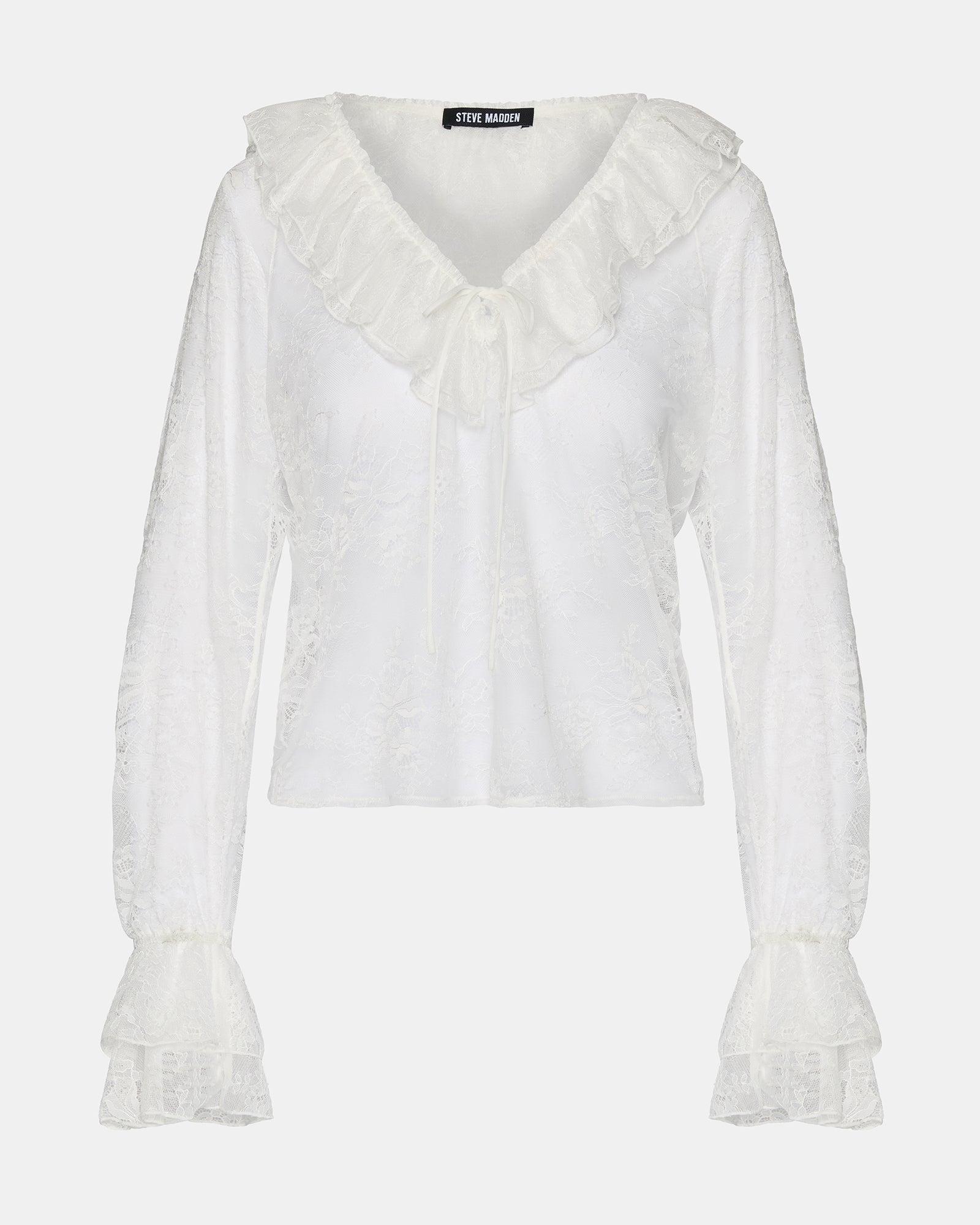 HAMPTON LACE BLOUSE WHITE Female Product Image