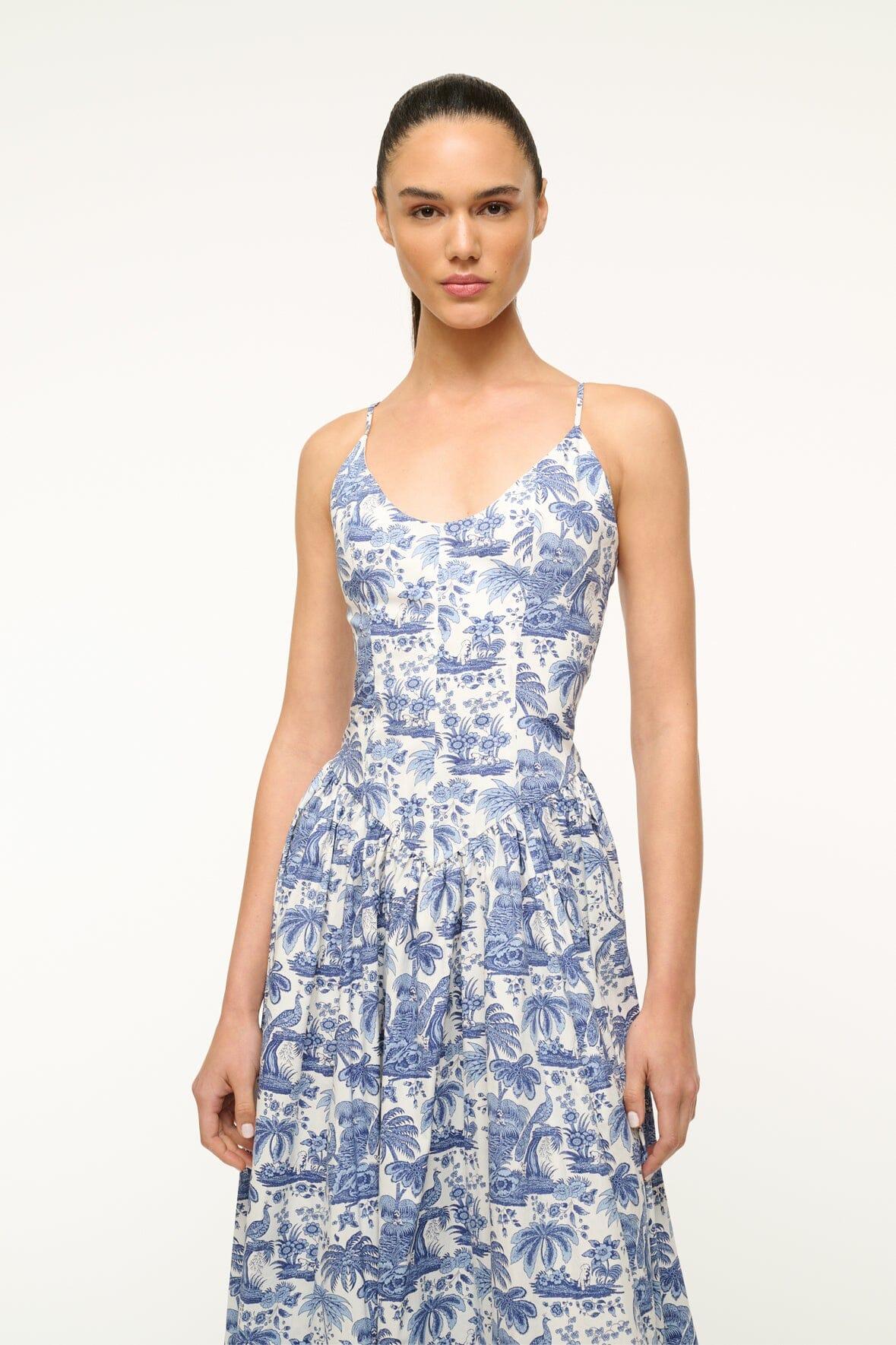 DENA DRESS | BLUE TOILE Product Image