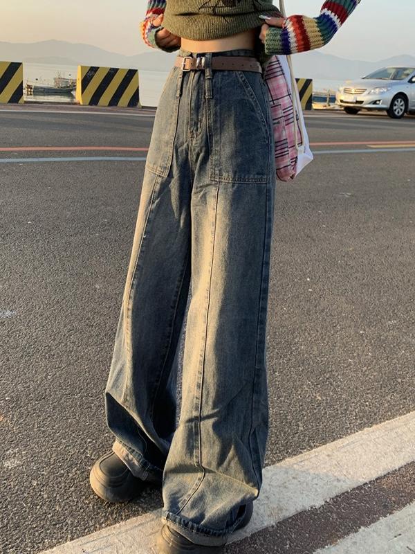 Vintage Distressed Boyfriend Jeans Product Image