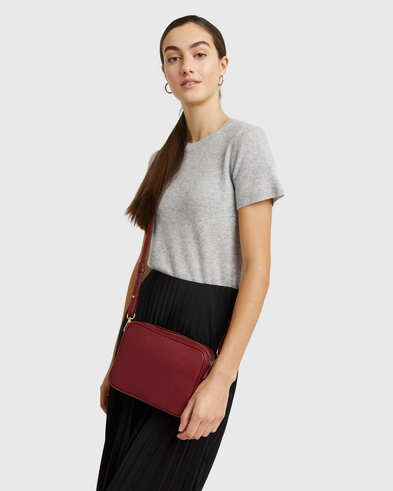 Quince | Women's Italian Leather Crossbody Bag Product Image