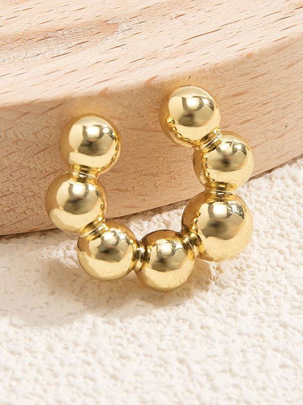Geometric Solid Color Ear Clip Product Image