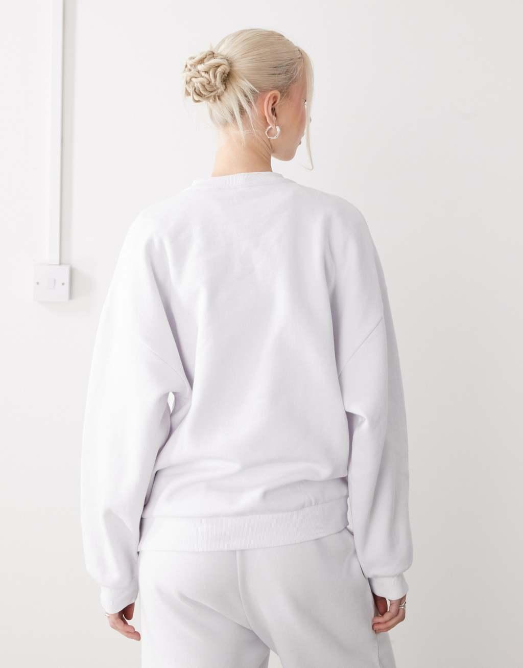 COLLUSION white logo sweatshirt Product Image
