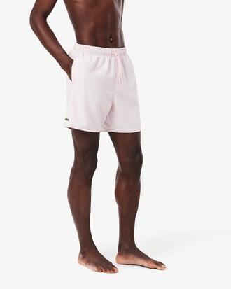Mid Length Monochrome Swim Trunks Product Image