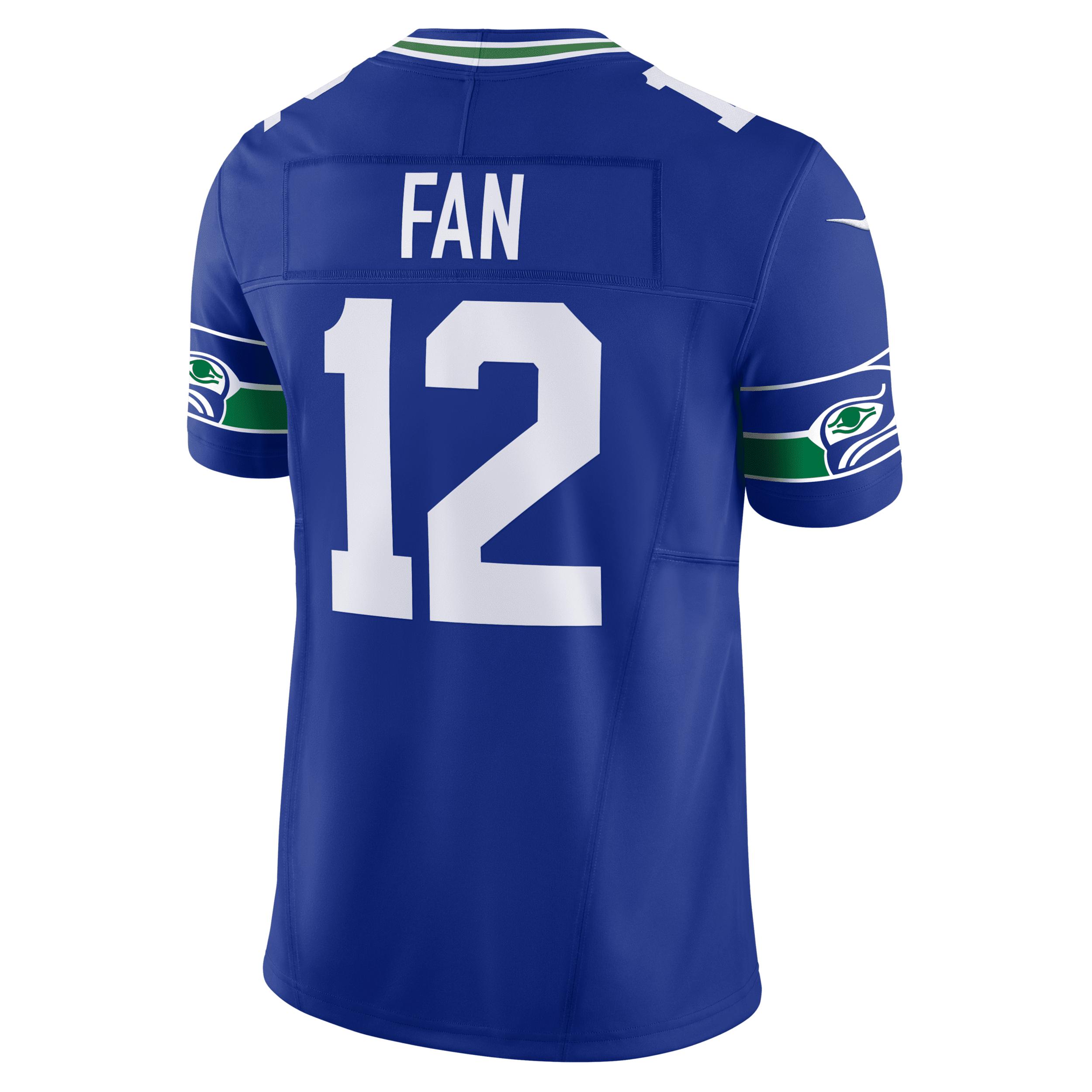 12th Fan Seattle Seahawks Nike Mens Dri-FIT NFL Limited Football Jersey | 31NM03LD78-6LS Product Image