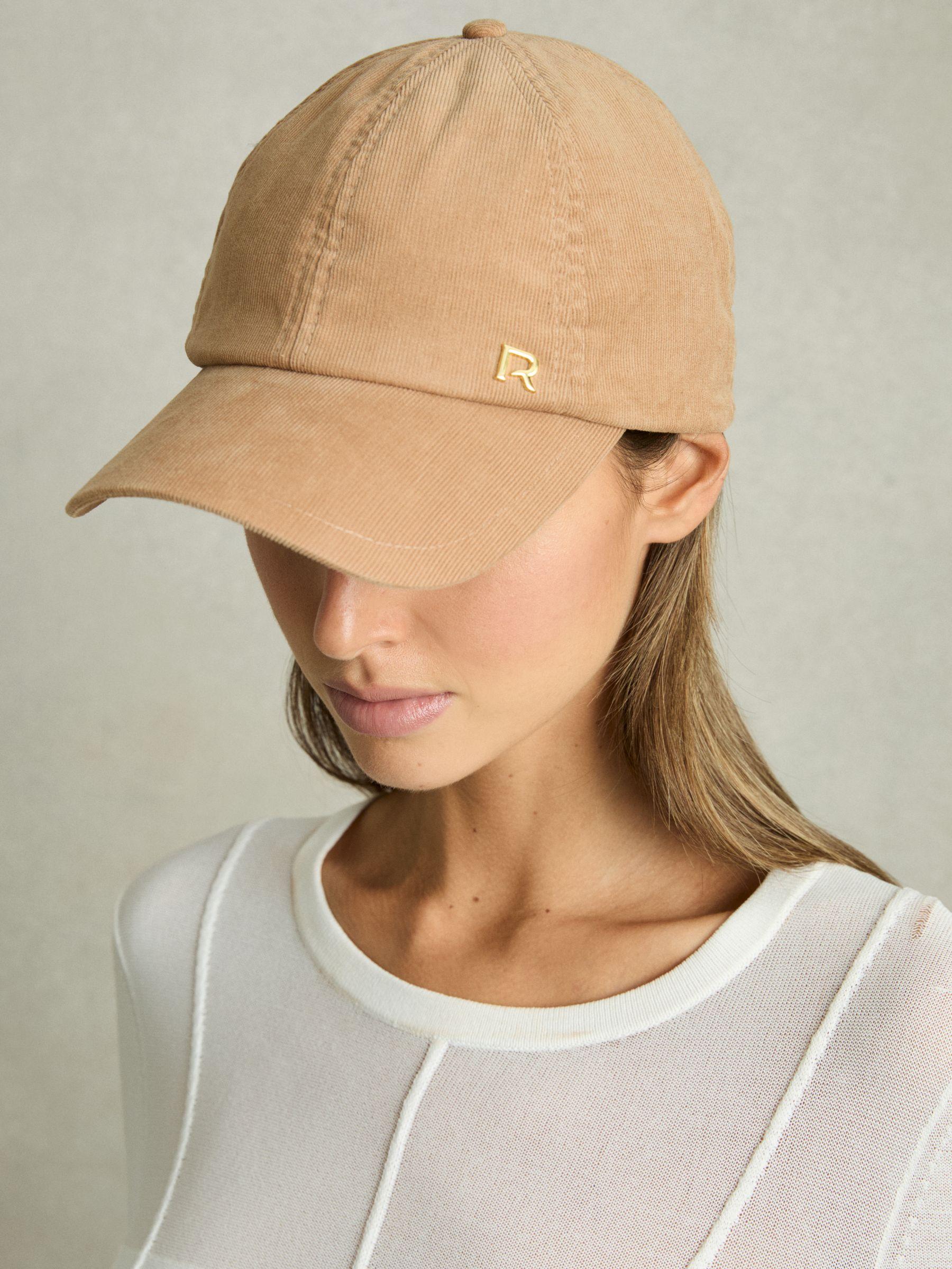 Corduroy Baseball Cap in Brown Product Image