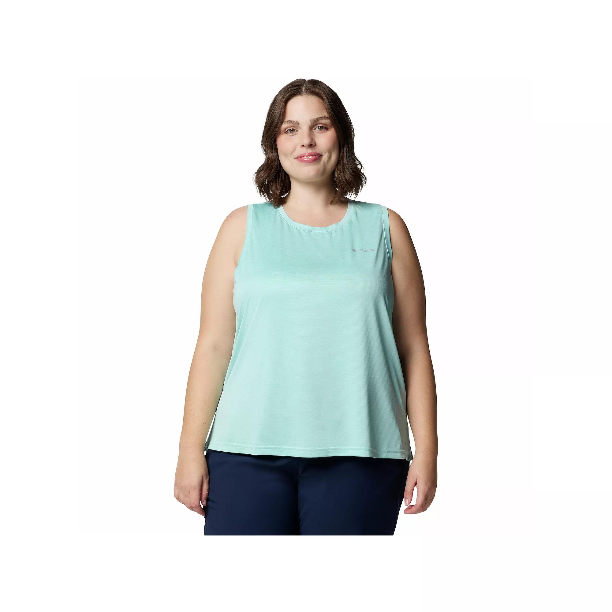 Plus Size Columbia Bluevista Hill™ Omni-WICK™ Tank Top, Women's, Size: 2XL, Spray Product Image