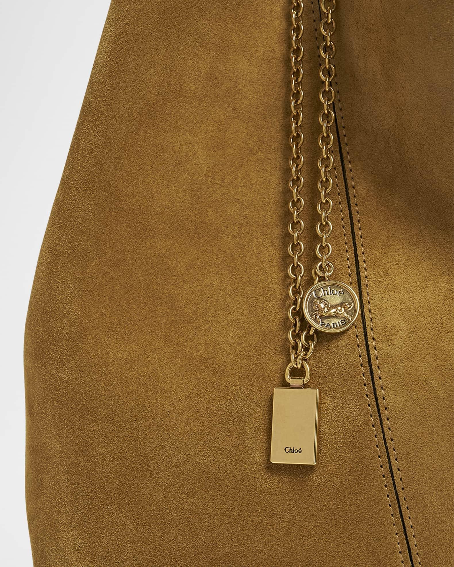 Spin Medium Tote Bag in Suede  Product Image