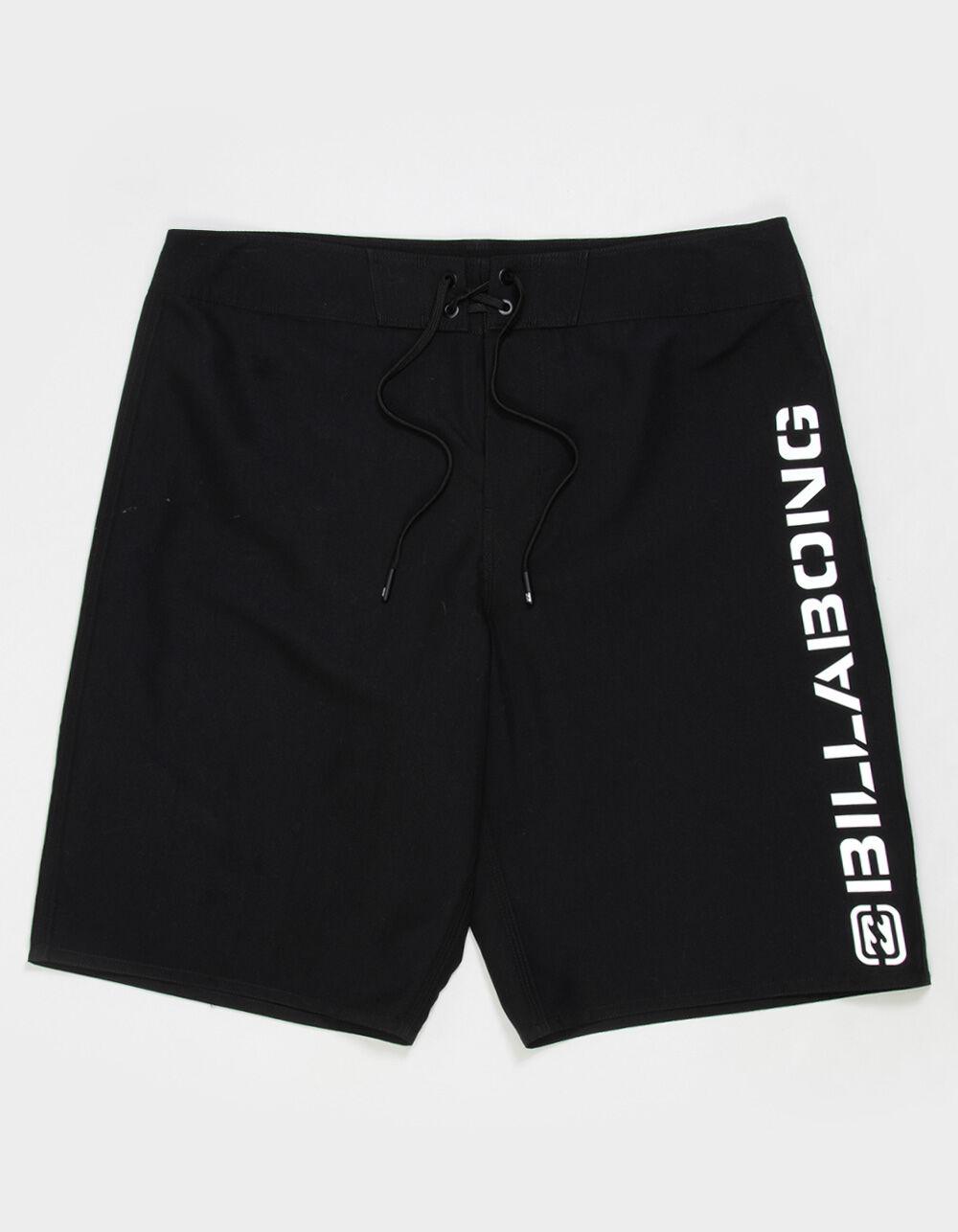 BILLABONG Throwback Mens 21" Boardshorts - WASHED BLACK Product Image