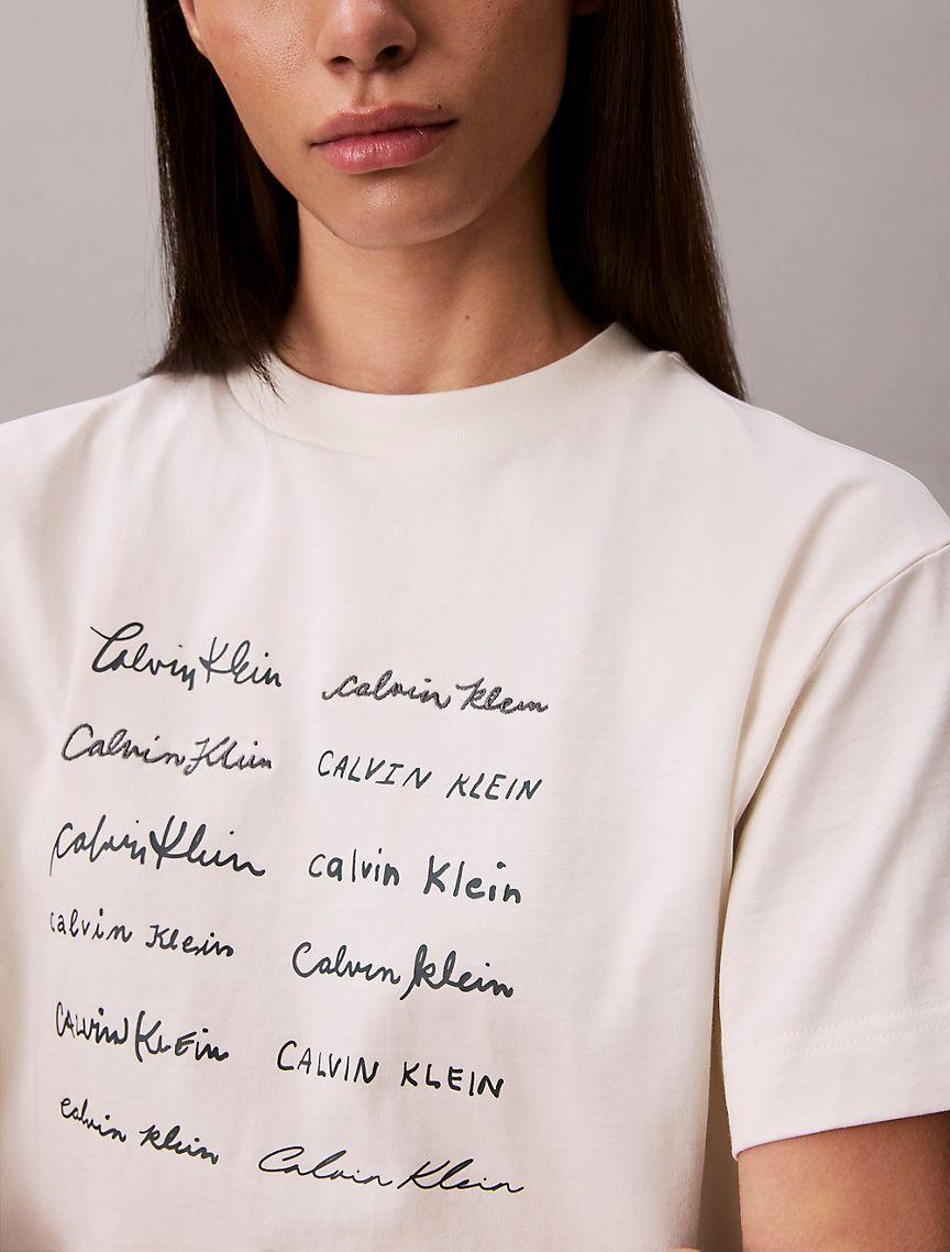 Logo Font Graphic Boxy T-Shirt Product Image
