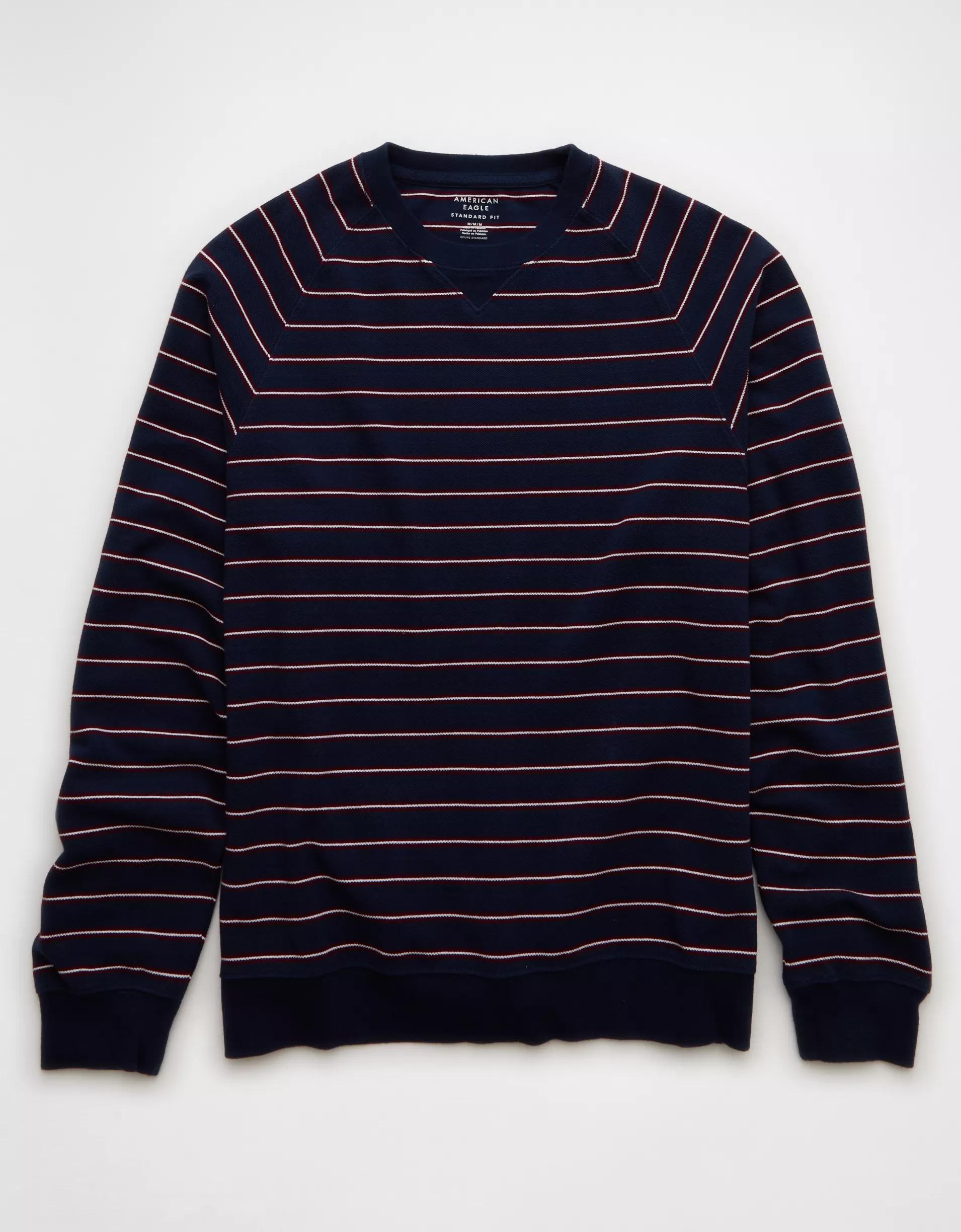 AE Long Sleeve Piqué T-Shirt Product Image