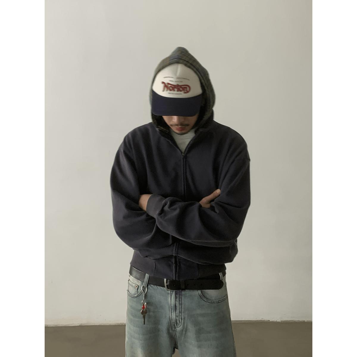 RT No. 18750 BOXY ZIP HOODIE Product Image