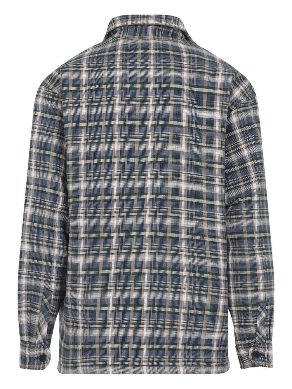 checked pocketed shirt Product Image