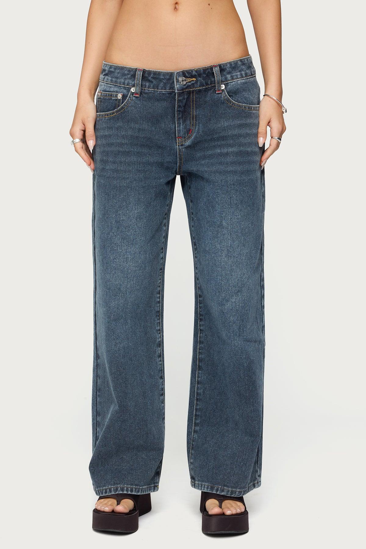 Petite Ace Low Rise Baggy Jeans Product Image