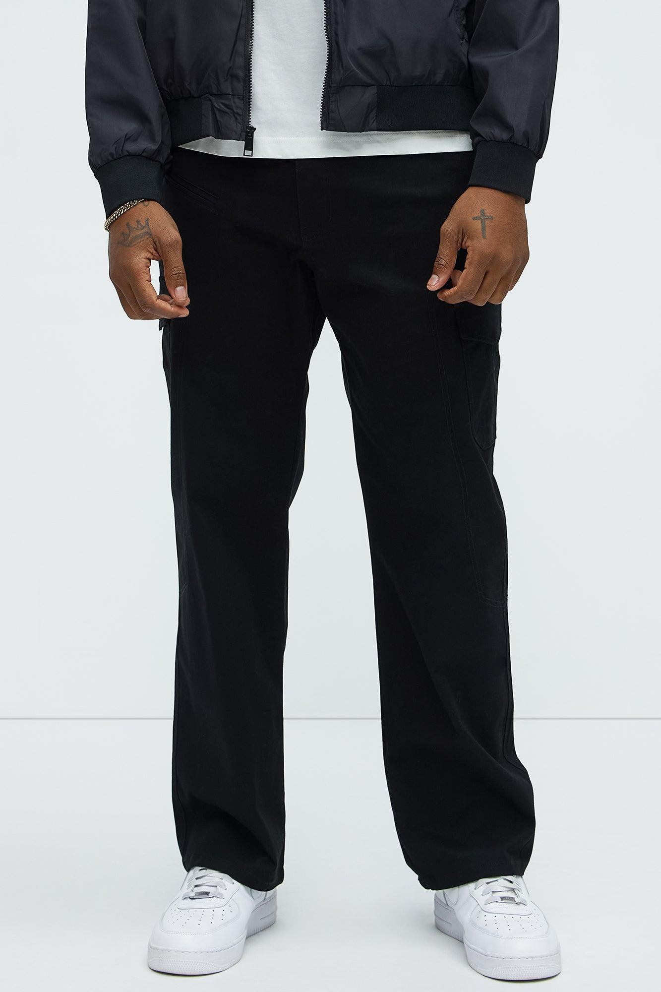 Bring Me Up Straight Cargo Pants - Black Product Image