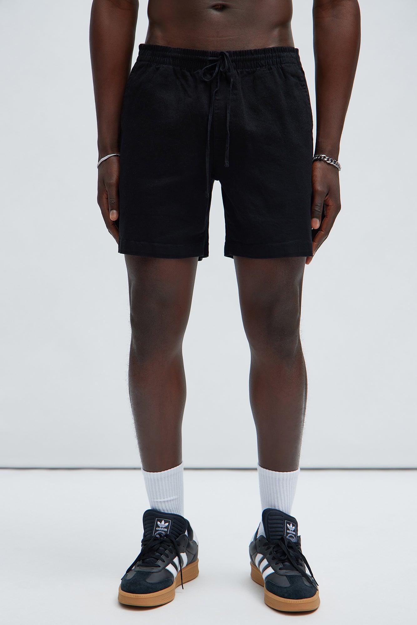 Twill Volley Shorts - Black Product Image