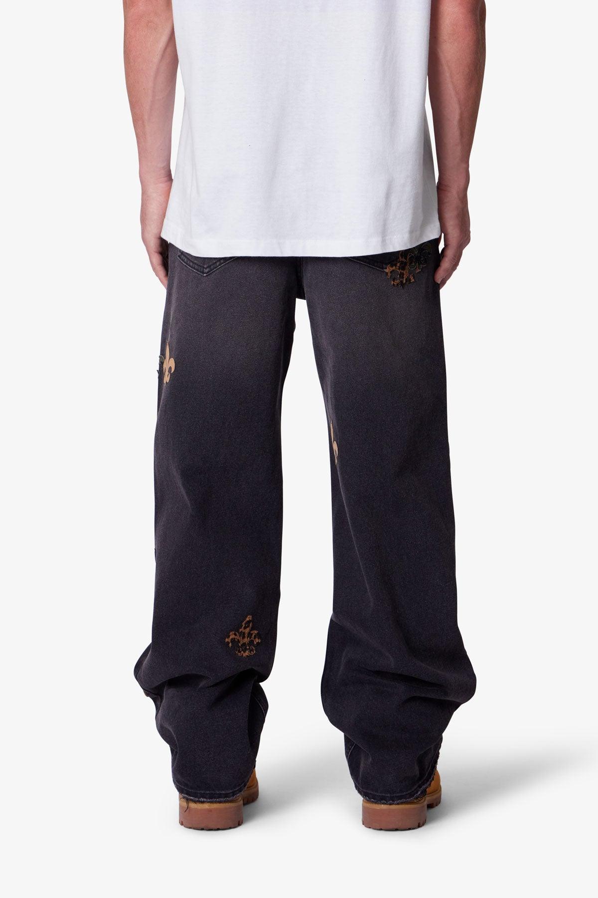 Ultra Baggy Fleur Denim - Black Product Image