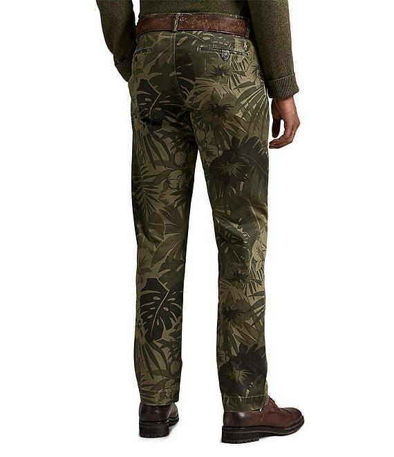 Polo Ralph Lauren Stretch Straight Fit Palm-Camo Chino Pants Product Image